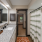 Staged apartment bathroom