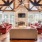 a living room with a fireplace