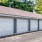 a row of garages